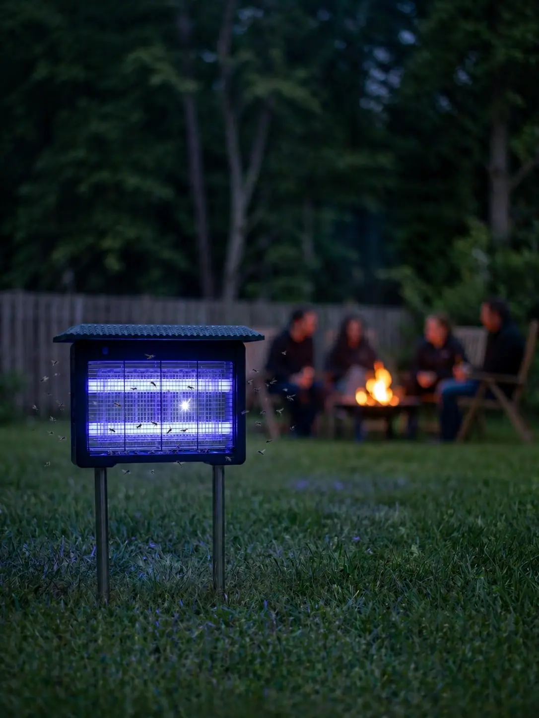 NovaVolt Solar UV grid zaps flying insects